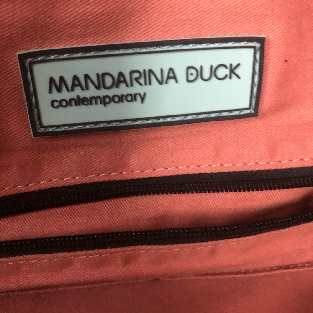 Mandarina Duck leather tote bag